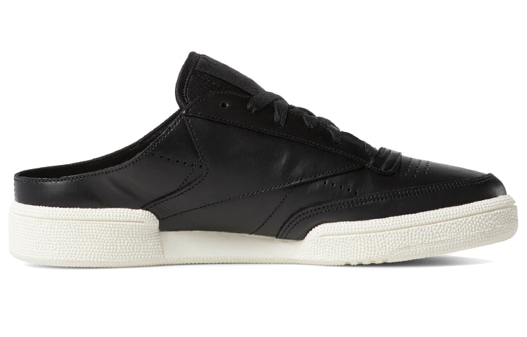 (WMNS) Reebok Club C 85 Mule Sneakers Black CN7805