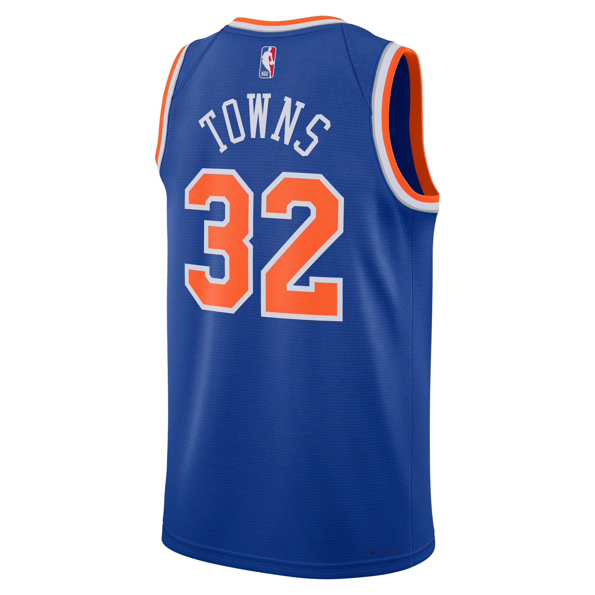 Nike Dri-FIT NBA Karl-Anthony Towns New York Knicks Icon Edition Swingman Jersey 'Rush Blue' DN2015-410