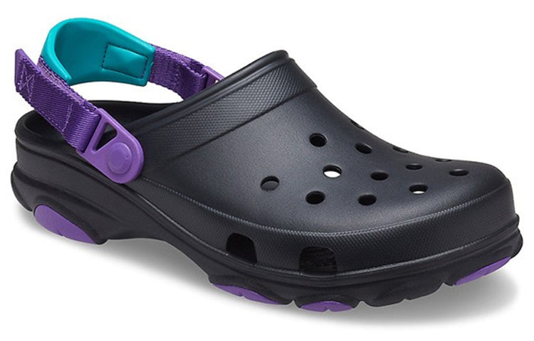 Crocs Classic Clog Black Purple Sandals 'Black Purple' 206340-09V