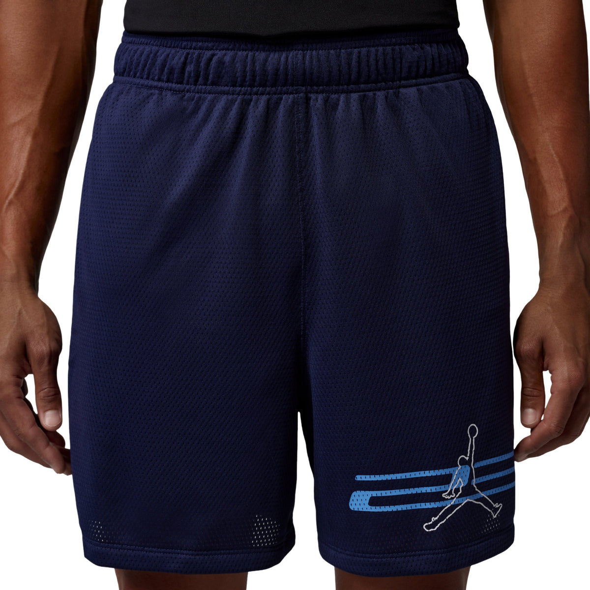 Jordan Dri-FIT Mesh Graphic Shorts 'Midnight Navy' IF0872-410