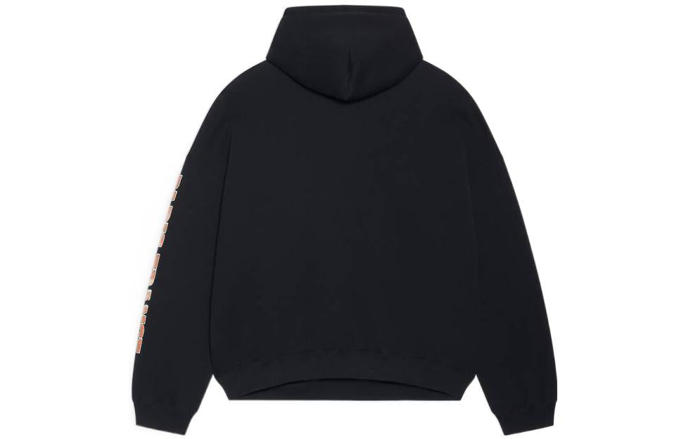 Balenciaga Maison Balenciaga Hoodie Wide Fit 'Black' 674986TLVJ21074