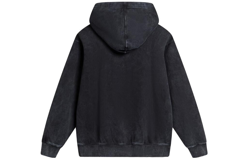 Li-Ning Chinese Color Graphic Hoodie 'Washed Black' AWDT905-2