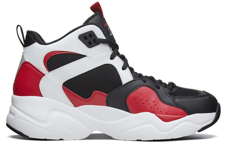 Skechers D'Lites Airy 2.0 Running Shoes Black/Red 999304-BKWR