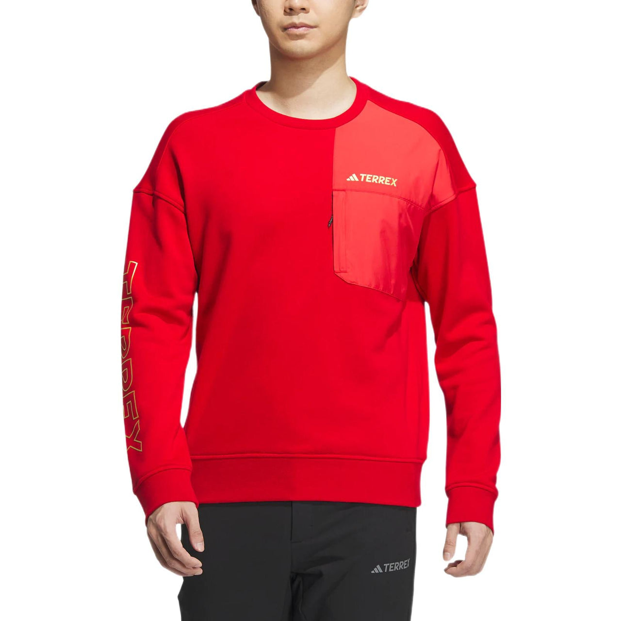 adidas x Terrex Sweatshirt 'Red Solar Yellow' IP9948