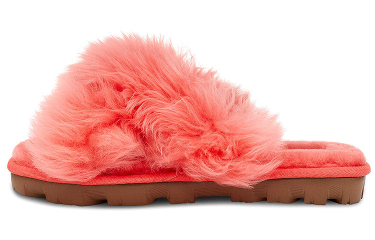 (WMNS) UGG Fuzzalicious Slipper coral red 1108917-PCRL