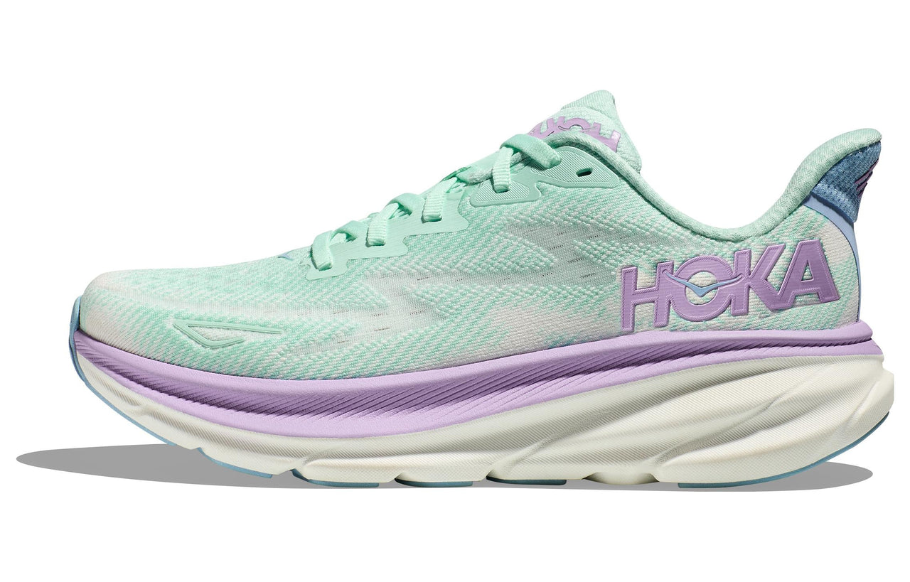 (WMNS) HOKA ONE ONE Clifton 9 'Sunlit Ocean Lilac Mist' 1127896-SOLM