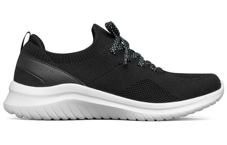 (WMNS) Skechers Ultra Flex 2.0 Sports Shoes Black/White 149186-BKW
