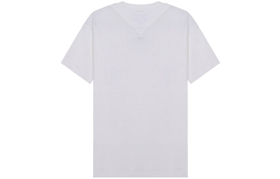 Men's KENZO SS21 Alphabet Logo Round Neck Short Sleeve White FA65TS0004SJ-01B