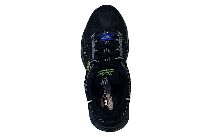 (WMNS) Skechers DLites 4.0 Euphoric Step 'Black Lime' 149560-BMN