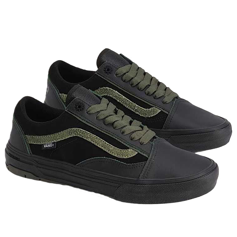 Vans Skate Old Skool Wafflecup 'Black Green' VN000EB7203