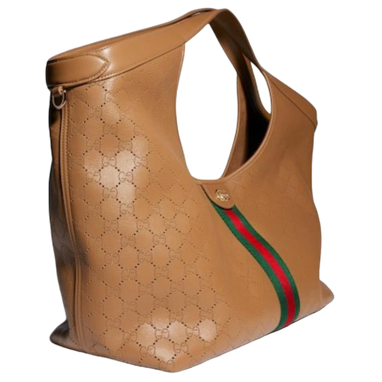 (WMNS) Gucci Giglio Large Tote Bag 'Dark Beige' 853971-AAG3K-9756