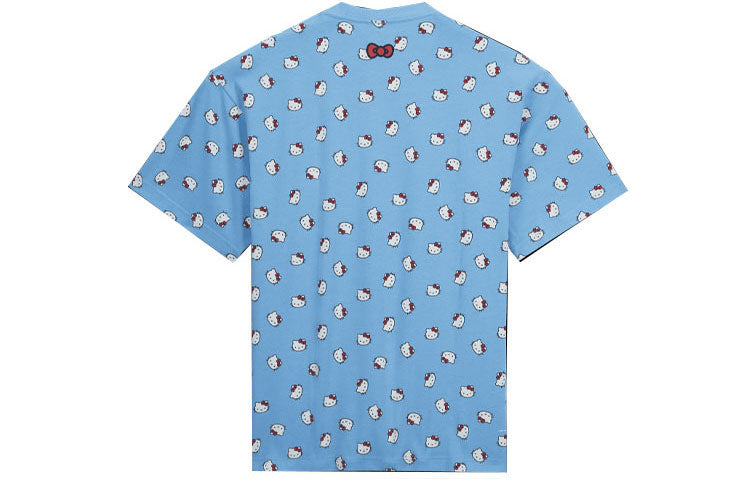 Nike x Hello Kitty Crossover Version Funny Cartoon Pattern Round Neck Short Sleeve US Edition Unisex Blue DR5519-412