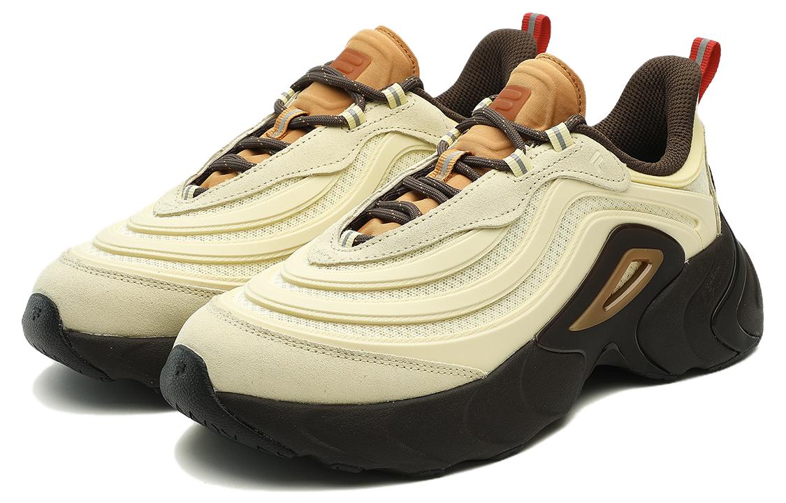(WMNS) FILA FUSION Ray 4 Sneakers 'Cream White Orange' T12W331108FLB