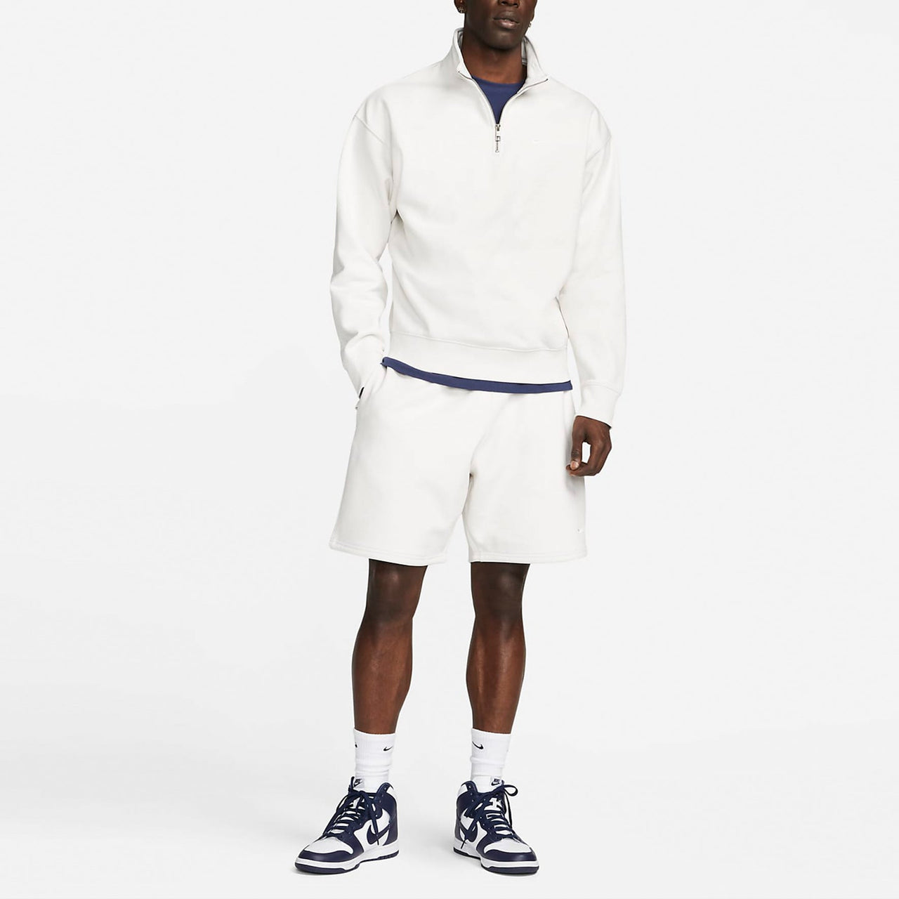 Nike NRG Solo Swoosh Fleece Shorts 'Phantom White' DV3055-030
