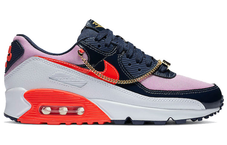 (WMNS) Nike Air Max 90 'Cuban Link - Navy Pink' CZ8099-100