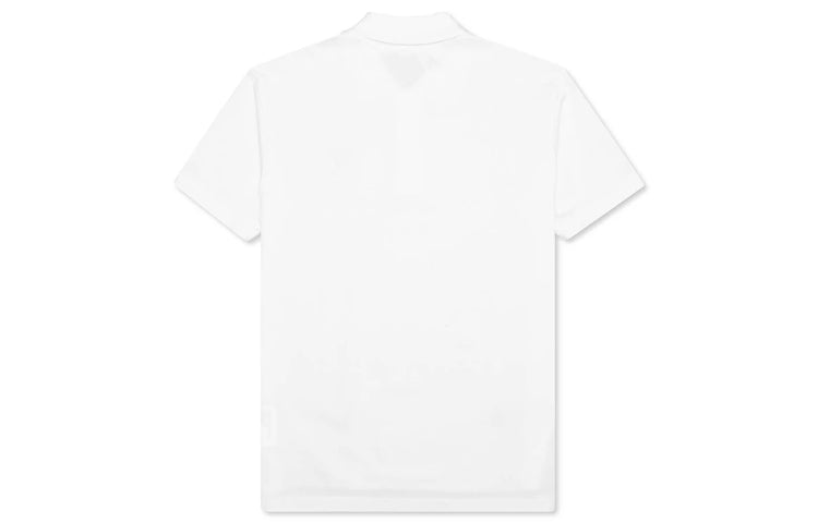 COMME des GARCONS PLAY Polo Black Emblem 'White' AZ-T066-051-2
