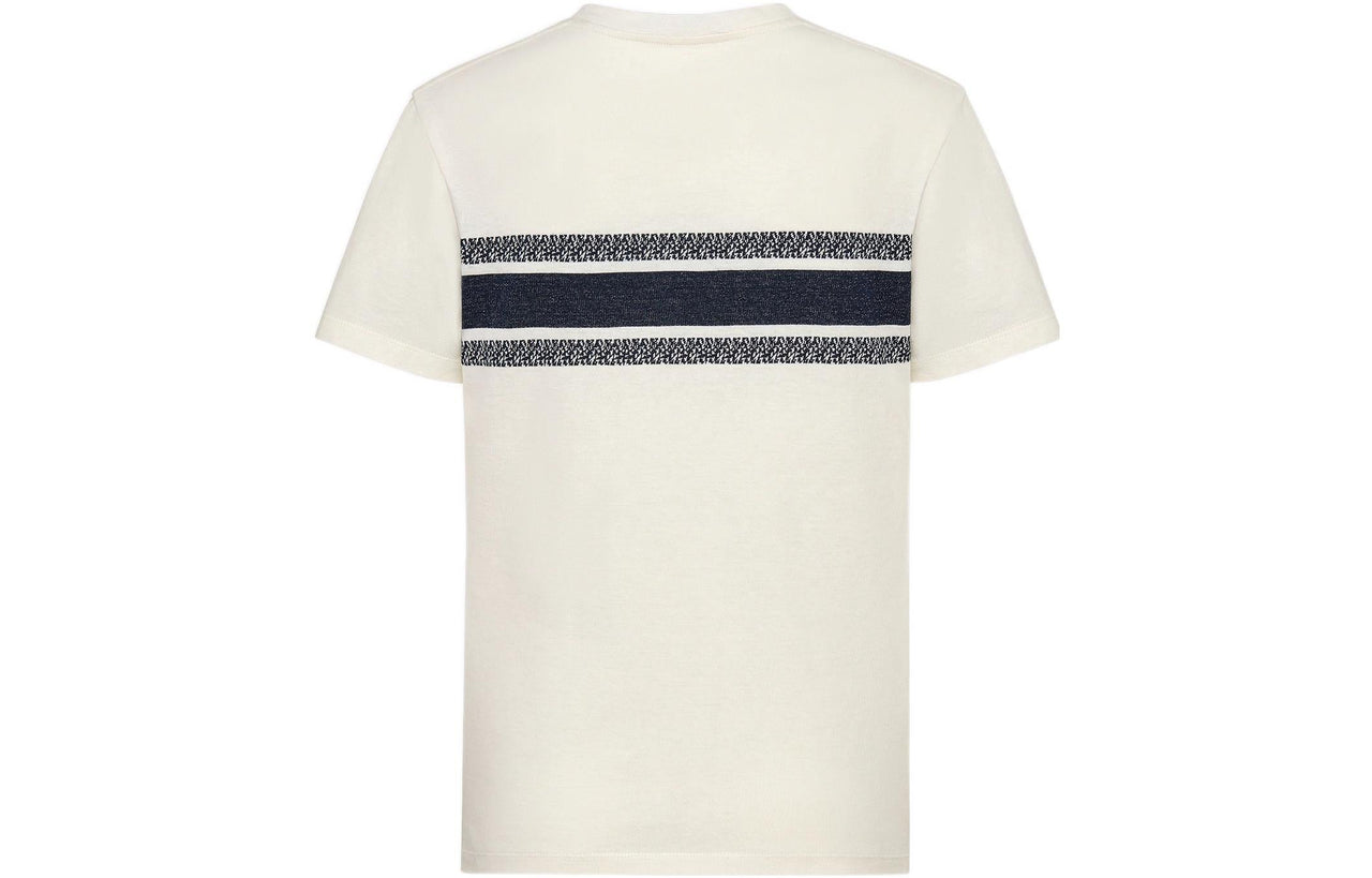 DIOR SS21 Casual Round Neck Pullover Short Sleeve Unisex White 143T04A4043-X0200