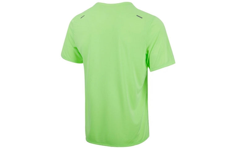 Nike Solid Color Reflective Logo Printing Round Neck Pullover Short Sleeve Green CZ9185-358