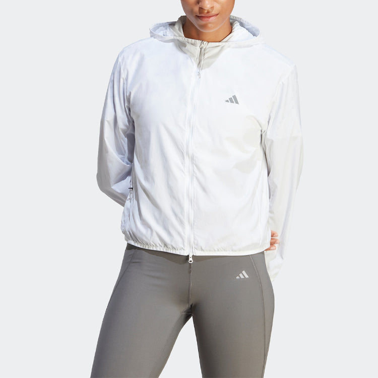 (WMNS) adidas Run It Windbreaker Jackets 'White' HR9912