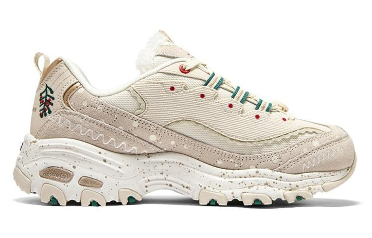 (WMNS) Skechers Dlites Christmas 'Beige Brown' 149257-OFWT