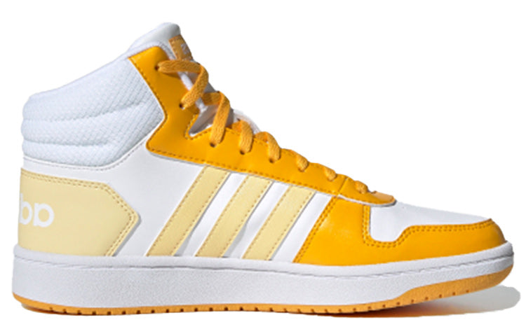 (WMNS) adidas Hoops 2.0 Mid 'White Yellow' G55054