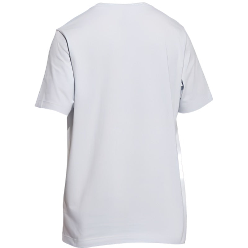 adidas Small Linear Logo Pocket T-Shirt Asia Sizing 'Light Grey Blue' JI9084