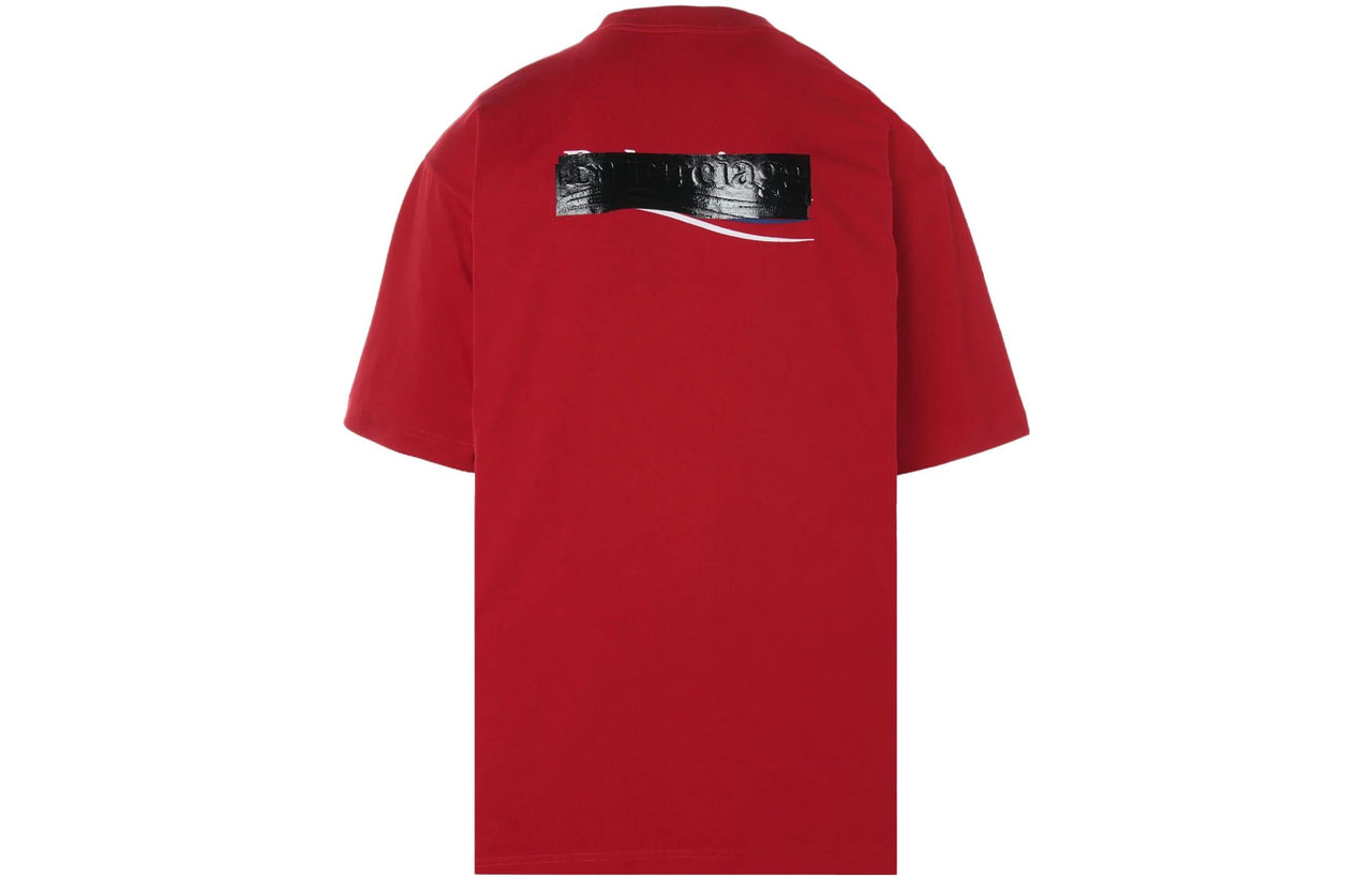 Balenciaga Gaffer T-shirt Large Fit 'Red' 641675TNVG16374