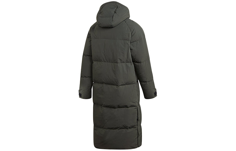 adidas Casual hooded Down Jacket Brown FT2487