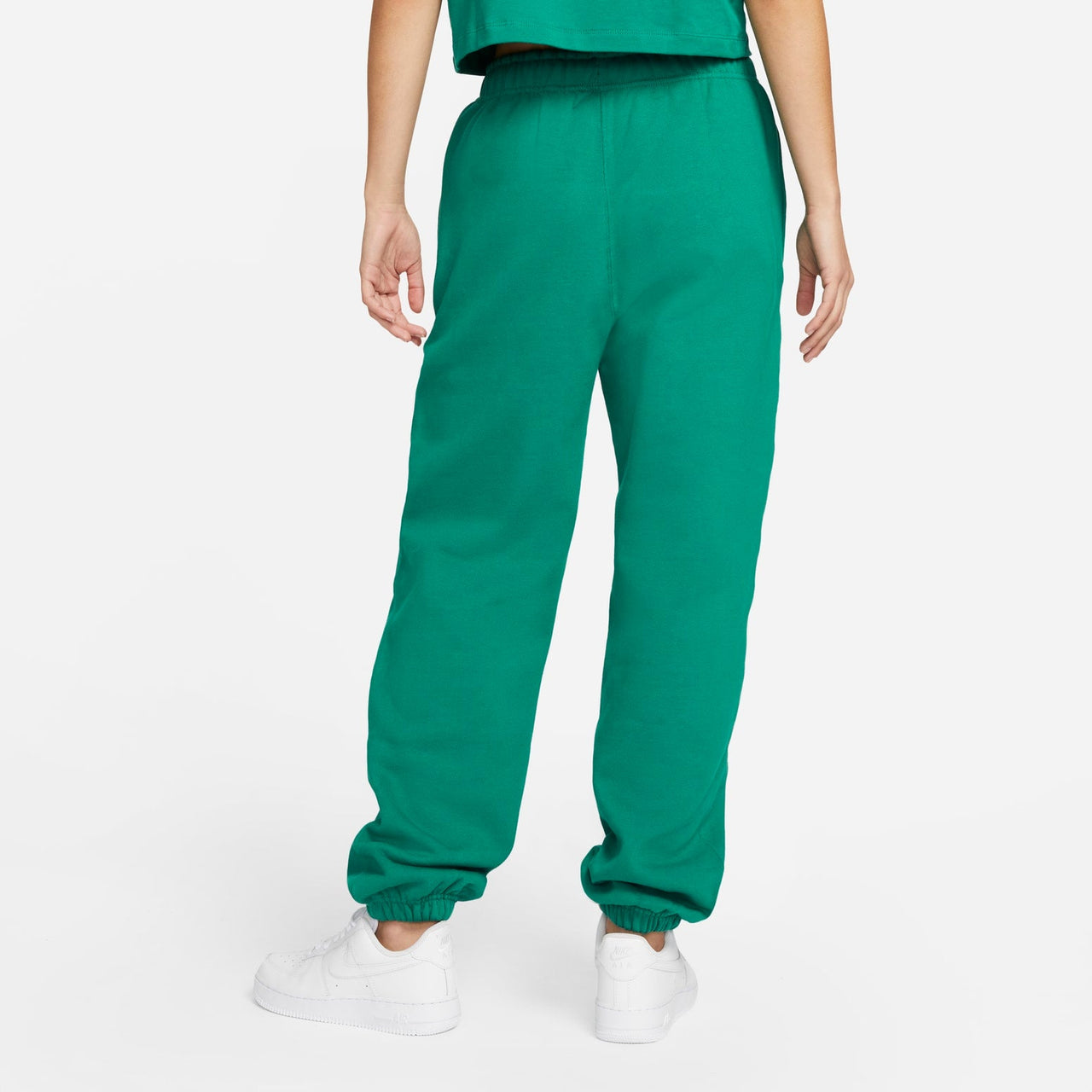 (WMNS) Nike Solo Swoosh Sweatpants 'Grass Green' CW5565-340