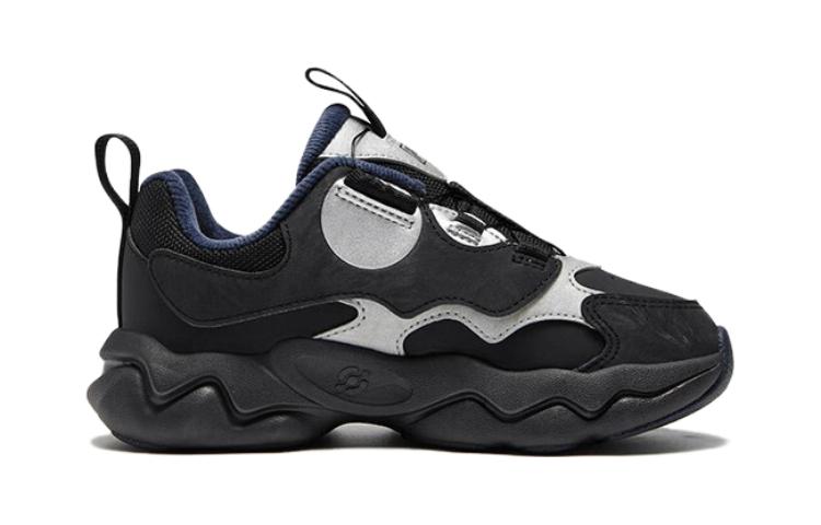 (PS) FILA Classic Running Shoes 'Black Grey Blue' K14B341109FBO