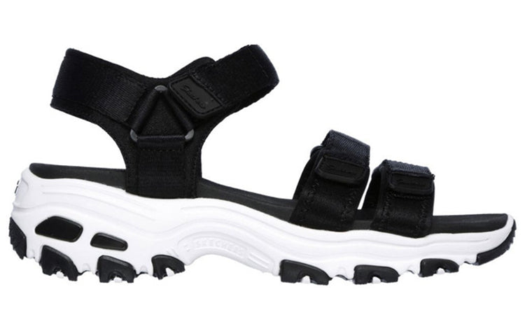 (WMNS) Skechers D'Lites Sandals Black 31514-BLK