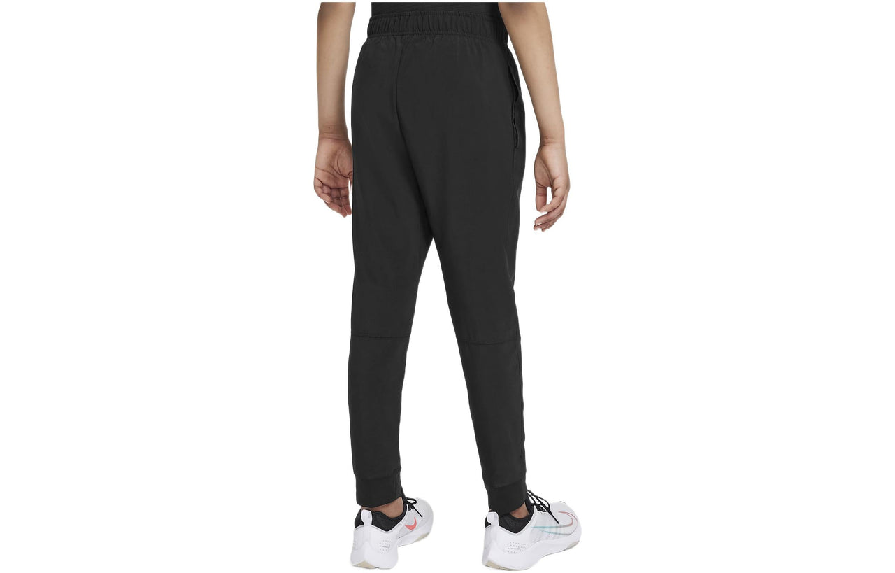 (GS) Nike Woven Bundle Feet Casual Sports Pants/Trousers/Joggers Boy Black DD8428-010