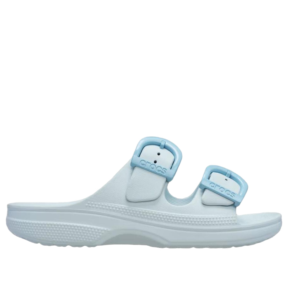 (WMNS) Crocs Saturday Enamel Buckle Sandal 'Vapor Ice' 212867-5EA