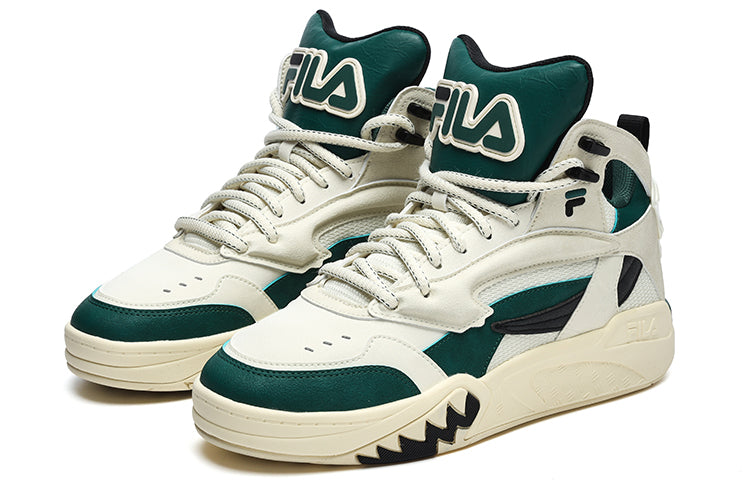 FILA FUSION Desperado Vintage Basketball Shoes 'White Green Black' T12M243221FPB