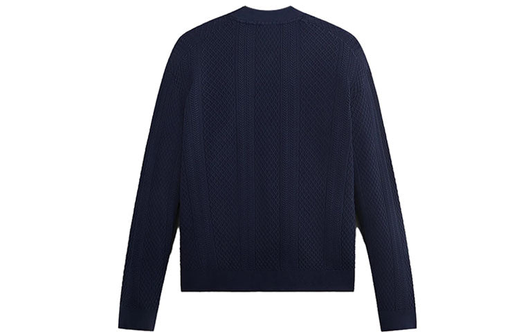 KITH For Wilson Sweater Cardigan 'Navy Blazer' W91M314406WDBC