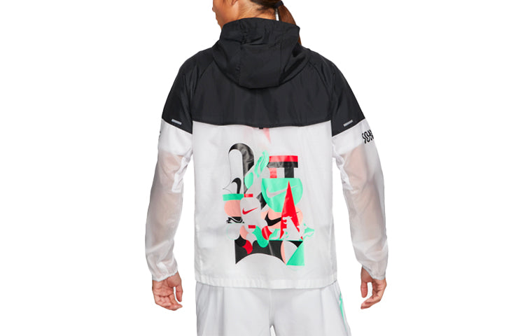Nike Windrunner Tokyo Zipper hooded Running Sports Jacket White DA4336-100