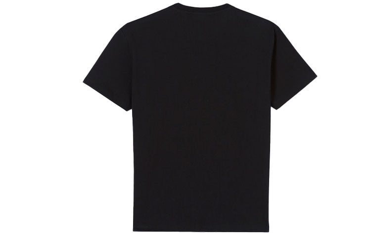 KENZO Offset Printing Tiger Head Pattern Short Sleeve Black T-Shirt FA52TS9594YA-99