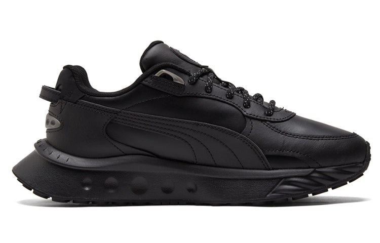 PUMA Wild Rider Reflective Black Running Shoes Black 383728-02