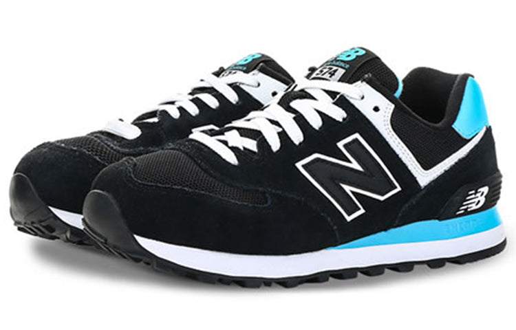 (WMNS) New Balance 574 Series Low-Top Black/Blue WL574CPA