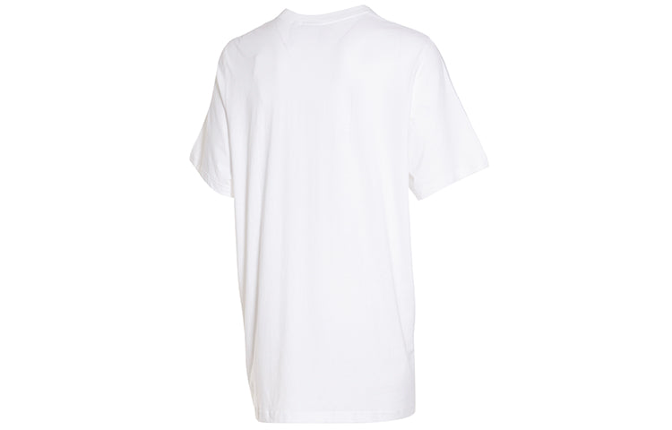 adidas originals Logo Solid Color Sports Short Sleeve White DV2065