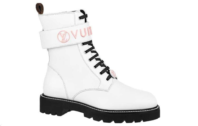 (WMNS) LOUIS VUITTON Territory Boots 'White' 1A9Q9I