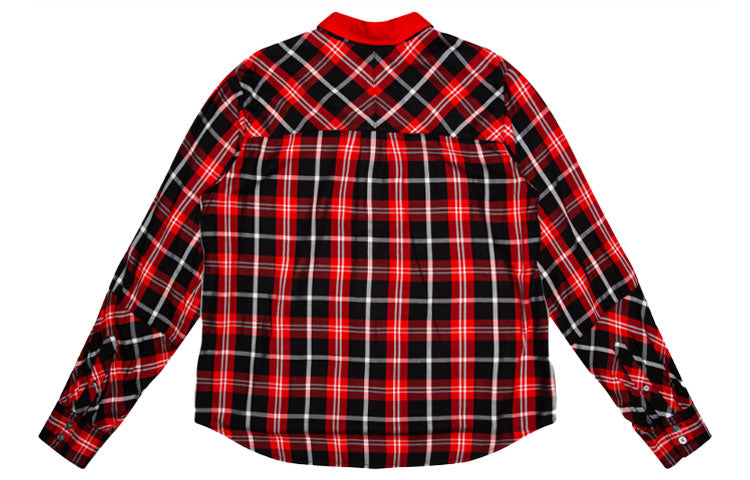 Levis JAHAN LOH Crossover Plaid Long Sleeves Shirt Red 18288-0000
