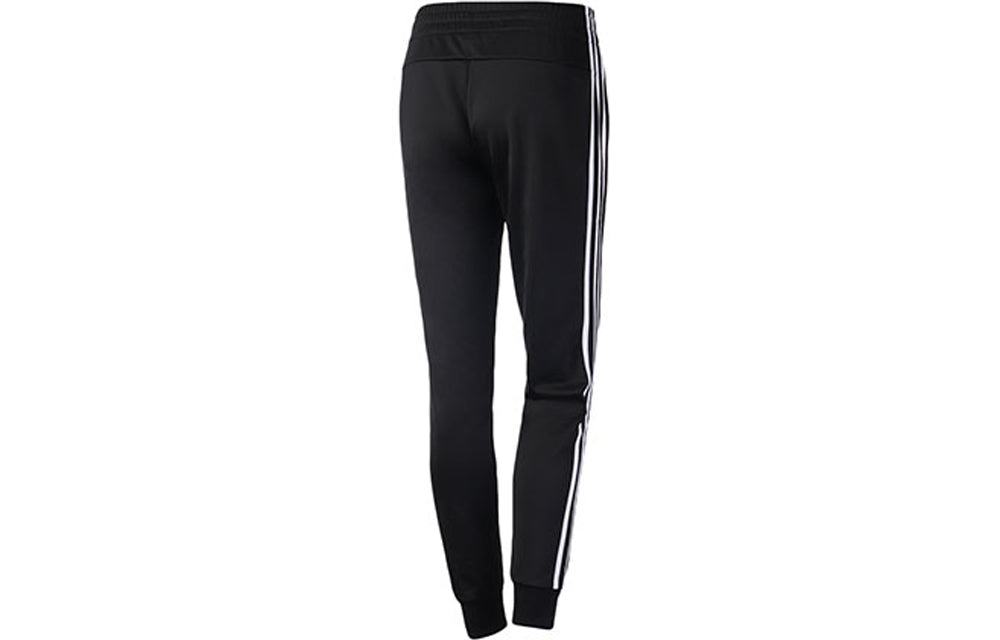 (WMNS) adidas W E 3s Pant Tri Slim Fit Bundle Feet Knit Sports Pants/Trousers/Joggers Black DP2382