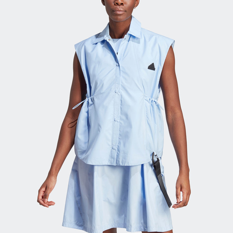 (WMNS) adidas City Escape Vest Logo 'Blue' IA2138