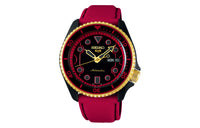 SEIKO waterproof Black Red Mechanical Crossover SRPF20K1