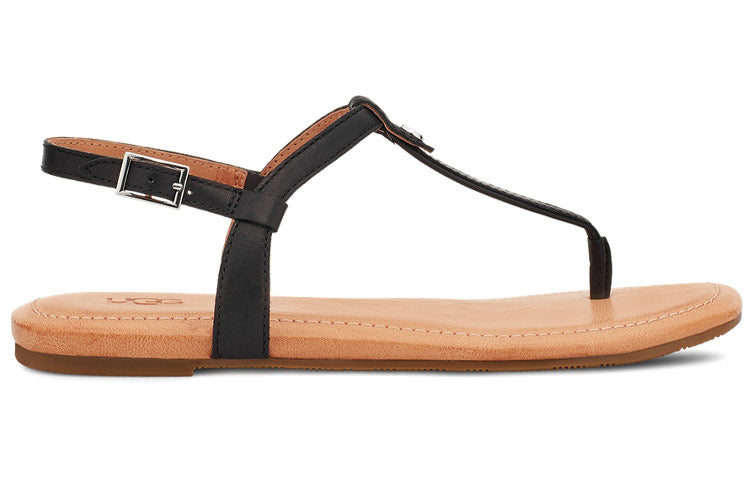 (WMNS) UGG Madeena Sandals Black Brown 1119759-BLLE