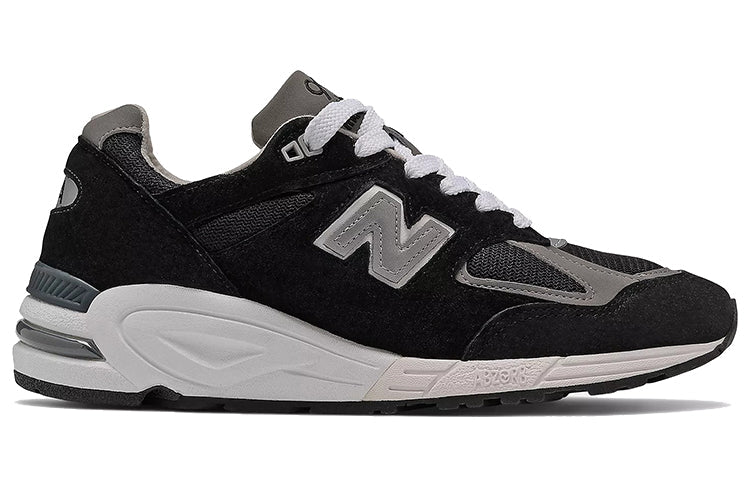 حذاء New Balance 990v2 صنع في الولايات المتحدة الأمريكية "أسود رمادي" M990BL2