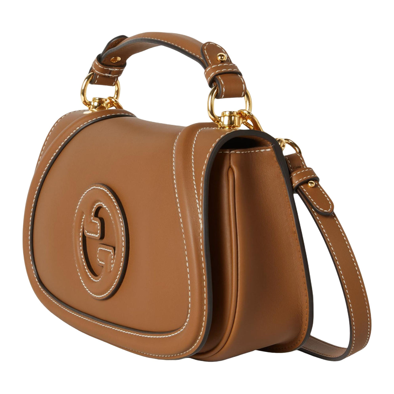 (WMNS) Gucci Blondie Medium Top Handle Bag 'Brown' 815714-AAEC2-2718