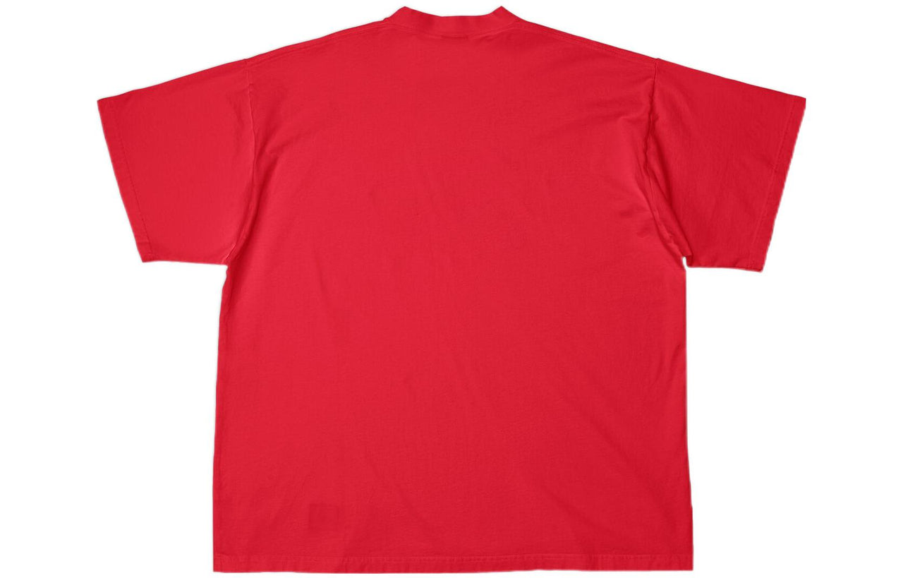 Balenciaga x adidas Oversized T-Shirt 'Red' 712398TNVA66278