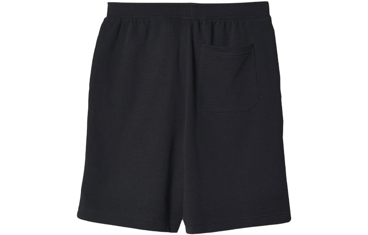 adidas originals Logo Printing Casual Sports Running Shorts Black AJ7634